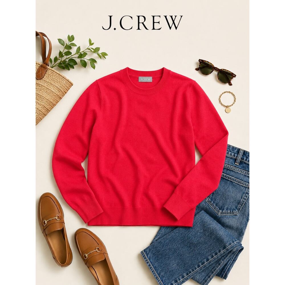 J.Crew Classic-Fit 100% Cashmere Crewneck Sweater